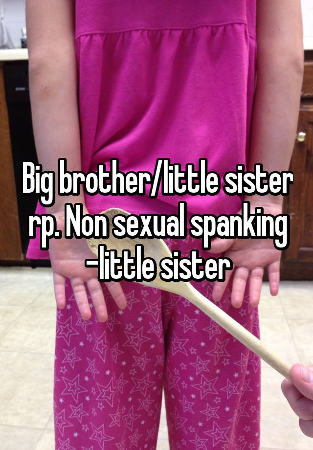 Spanking My Little Sister
